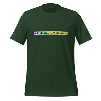 artificial intelligence Tokens T-Shirt (unisex) - Forest - AI Store