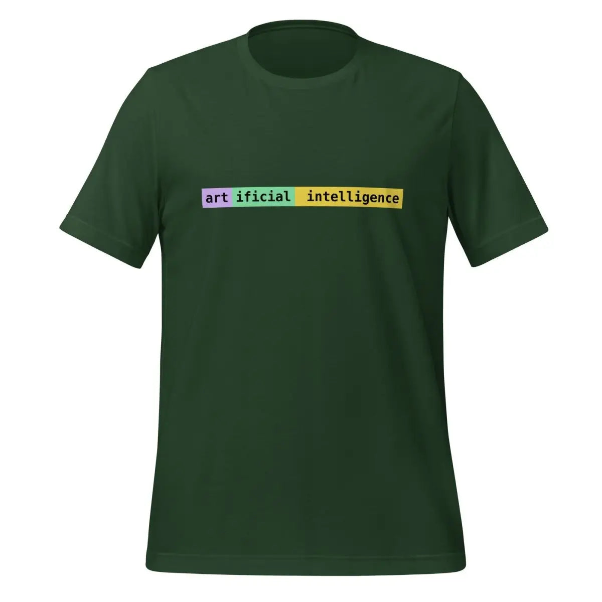 artificial intelligence Tokens T-Shirt (unisex) - Forest / M