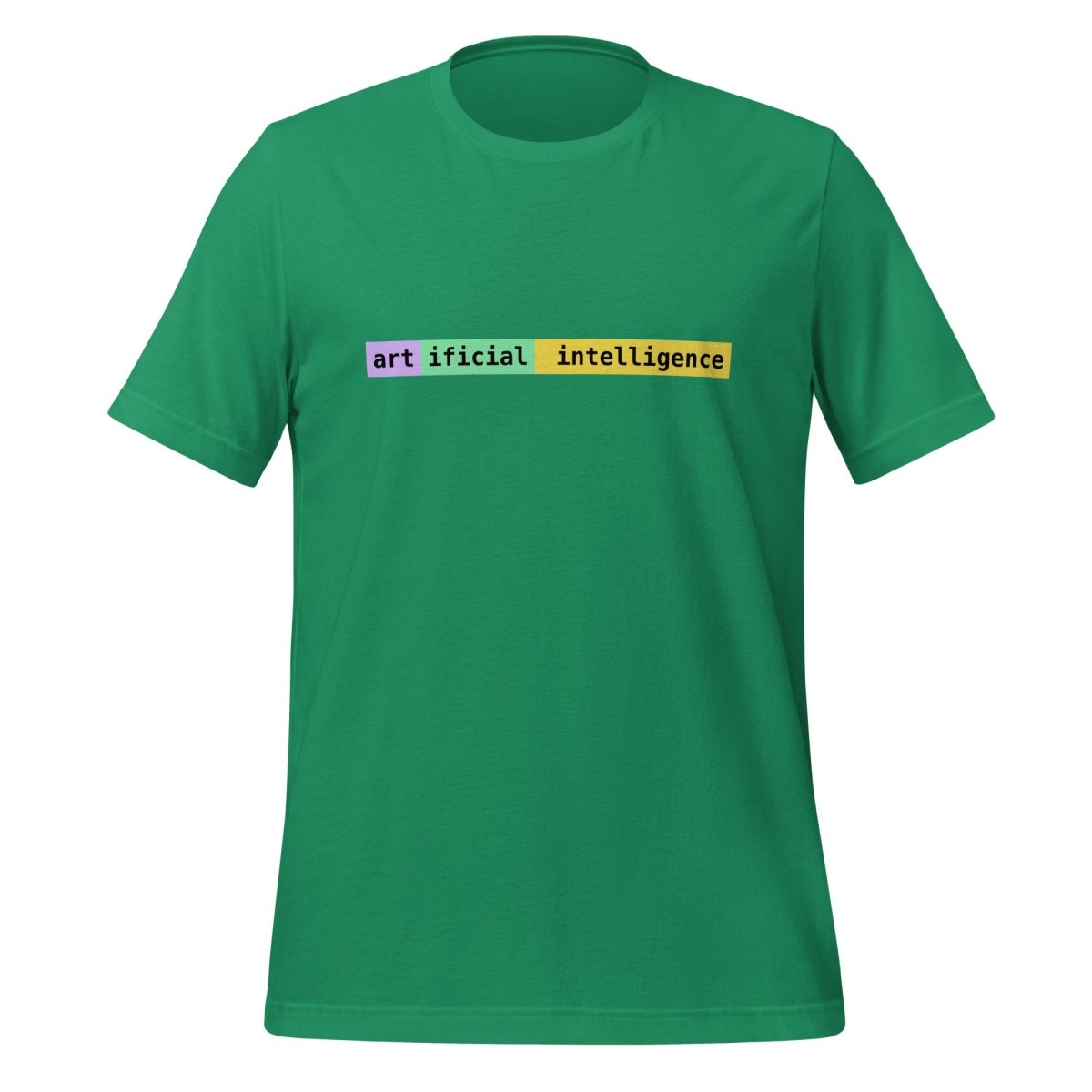 artificial intelligence Tokens T-Shirt (unisex) - Kelly - AI Store