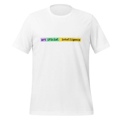 artificial intelligence Tokens T-Shirt (unisex) - White - AI Store