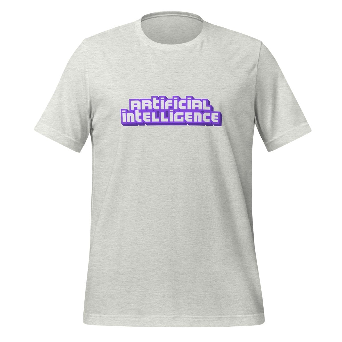 Artificial Intelligence Streamer T-Shirt (unisex) - Ash - AI Store