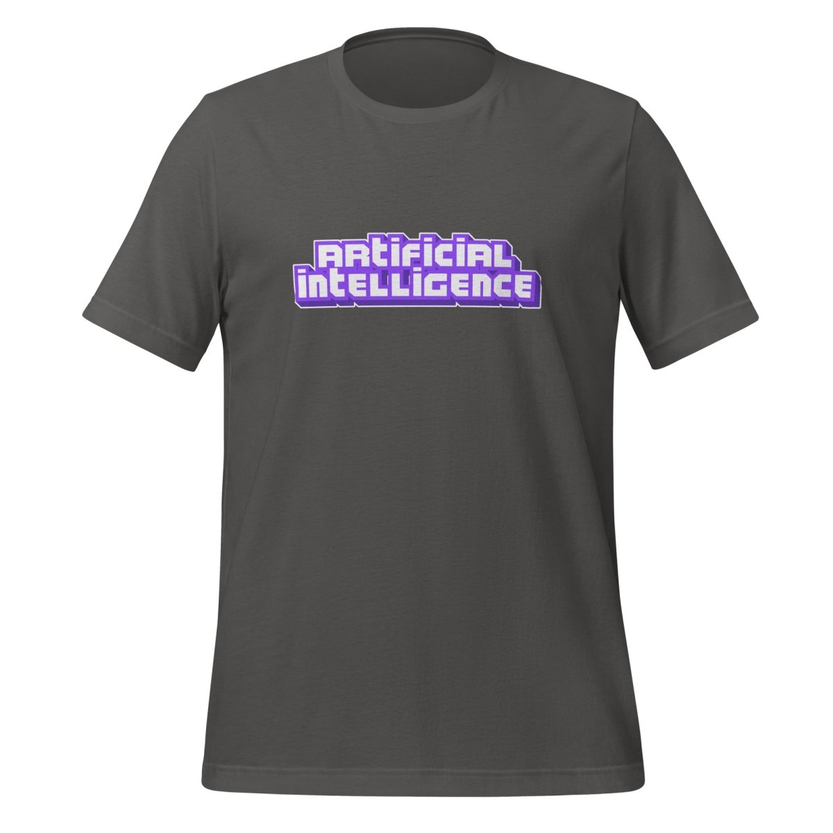 Artificial Intelligence Streamer T-Shirt (unisex) - Asphalt - AI Store