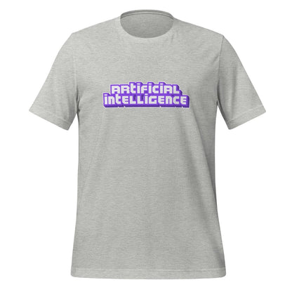 Artificial Intelligence Streamer T-Shirt (unisex) - Athletic Heather - AI Store