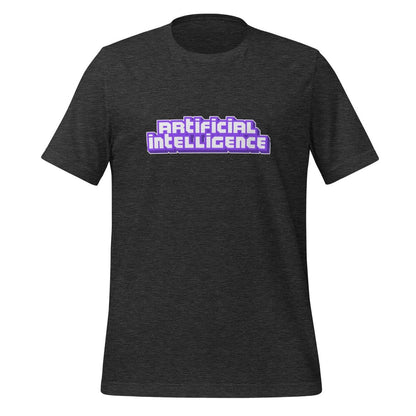 Artificial Intelligence Streamer T-Shirt (unisex) - Dark Grey Heather - AI Store