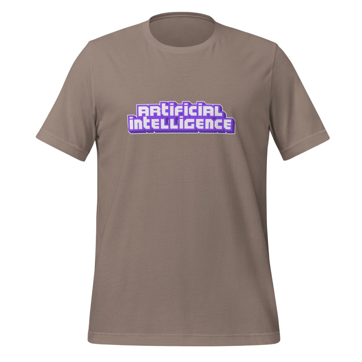 Artificial Intelligence Streamer T-Shirt (unisex) - Pebble - AI Store