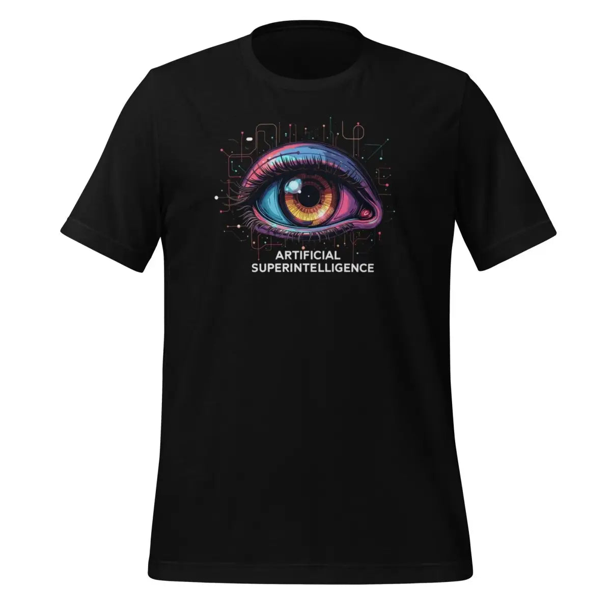 Artificial Superintelligence Rainbow Eye T-Shirt (unisex) - Black / M