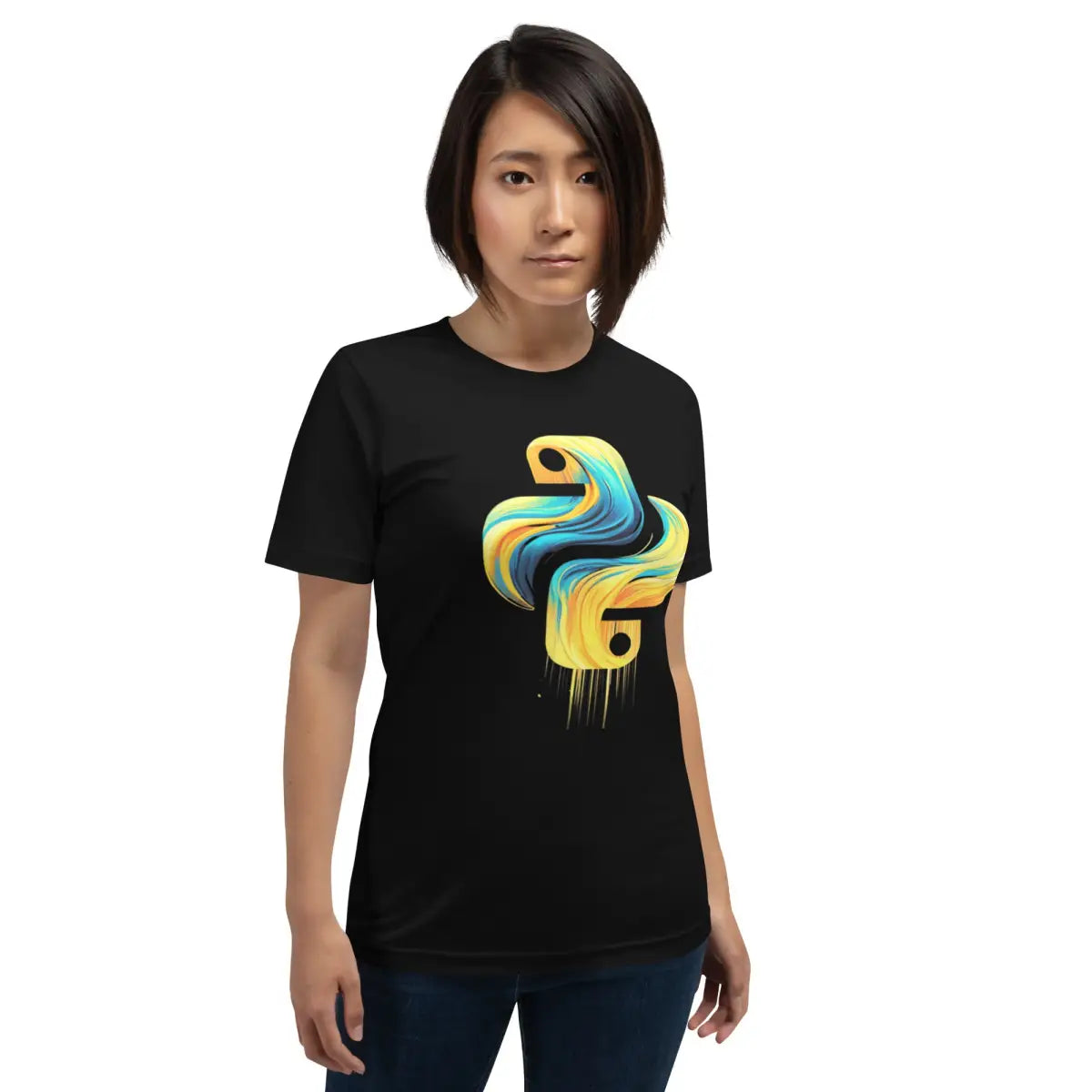 Artistic Python Icon T-Shirt 2 (unisex)