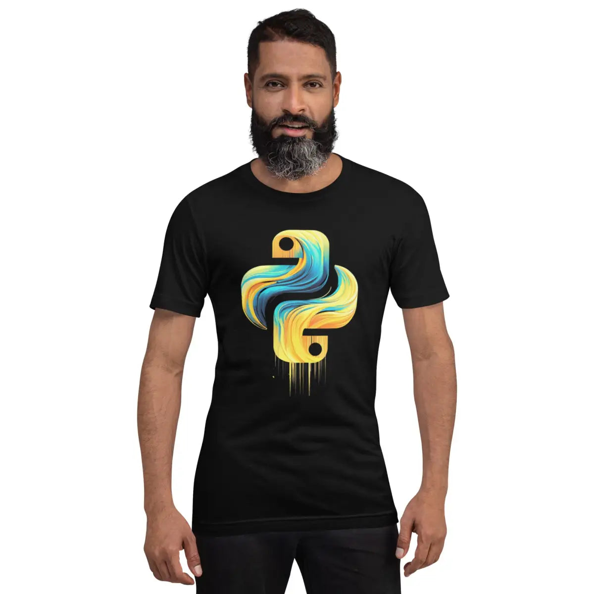 Artistic Python Icon T-Shirt 2 (unisex)