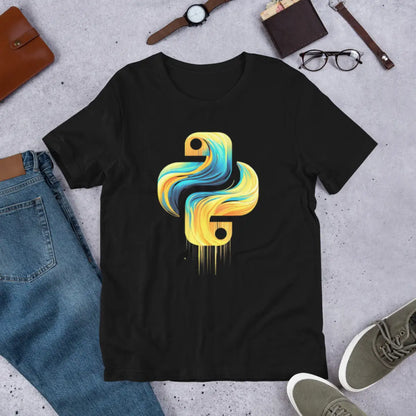 Artistic Python Icon T-Shirt 2 (unisex)