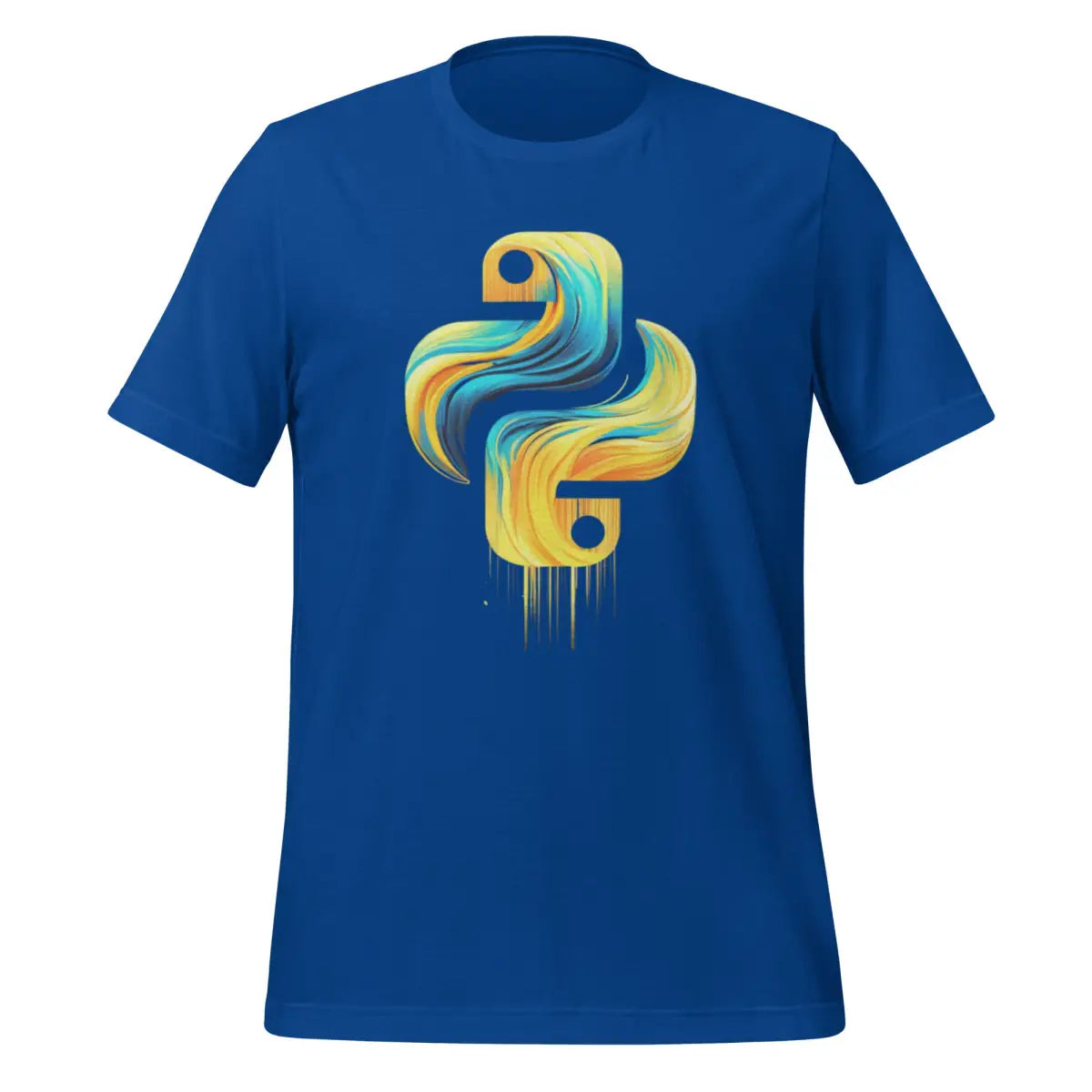 Artistic Python Icon T-Shirt 2 (unisex) - True Royal / M