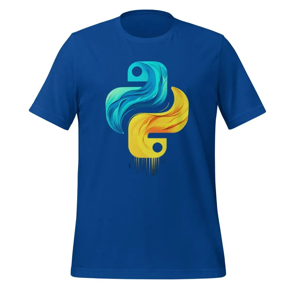 Artistic Python Icon T-Shirt (unisex) - True Royal / M