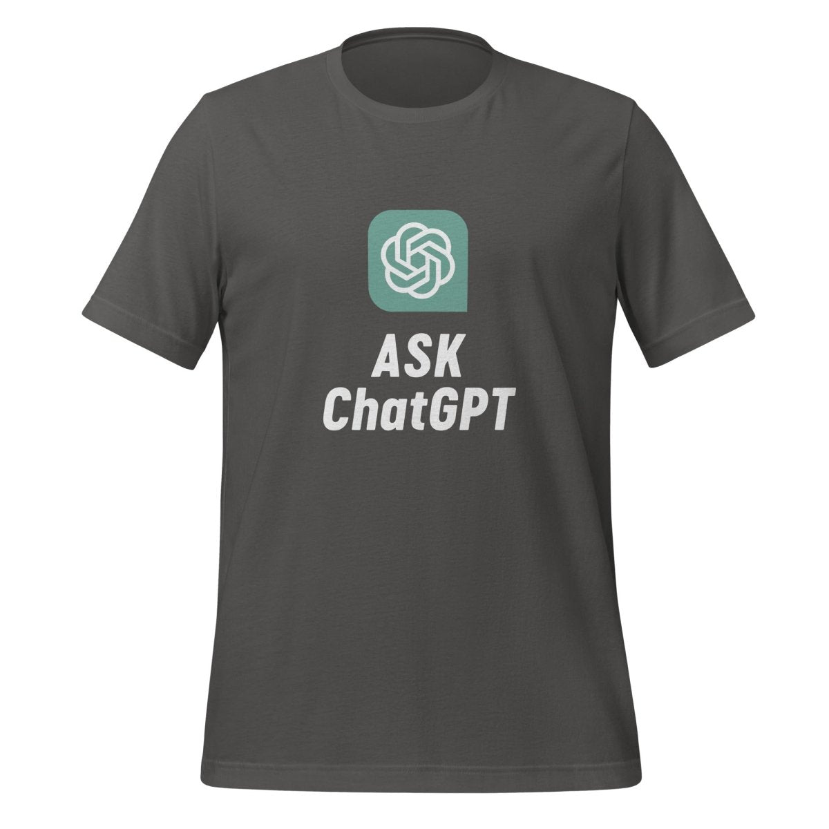 ASK ChatGPT T - Shirt (unisex) - Asphalt - AI Store