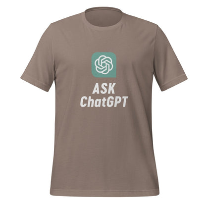 ASK ChatGPT T - Shirt (unisex) - Pebble - AI Store