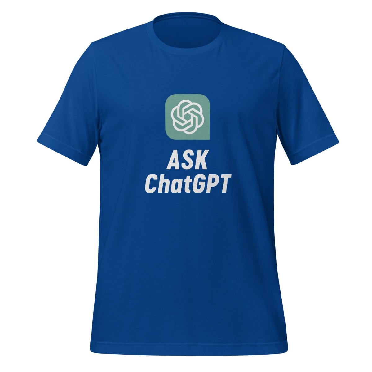 ASK ChatGPT T - Shirt (unisex) - True Royal - AI Store