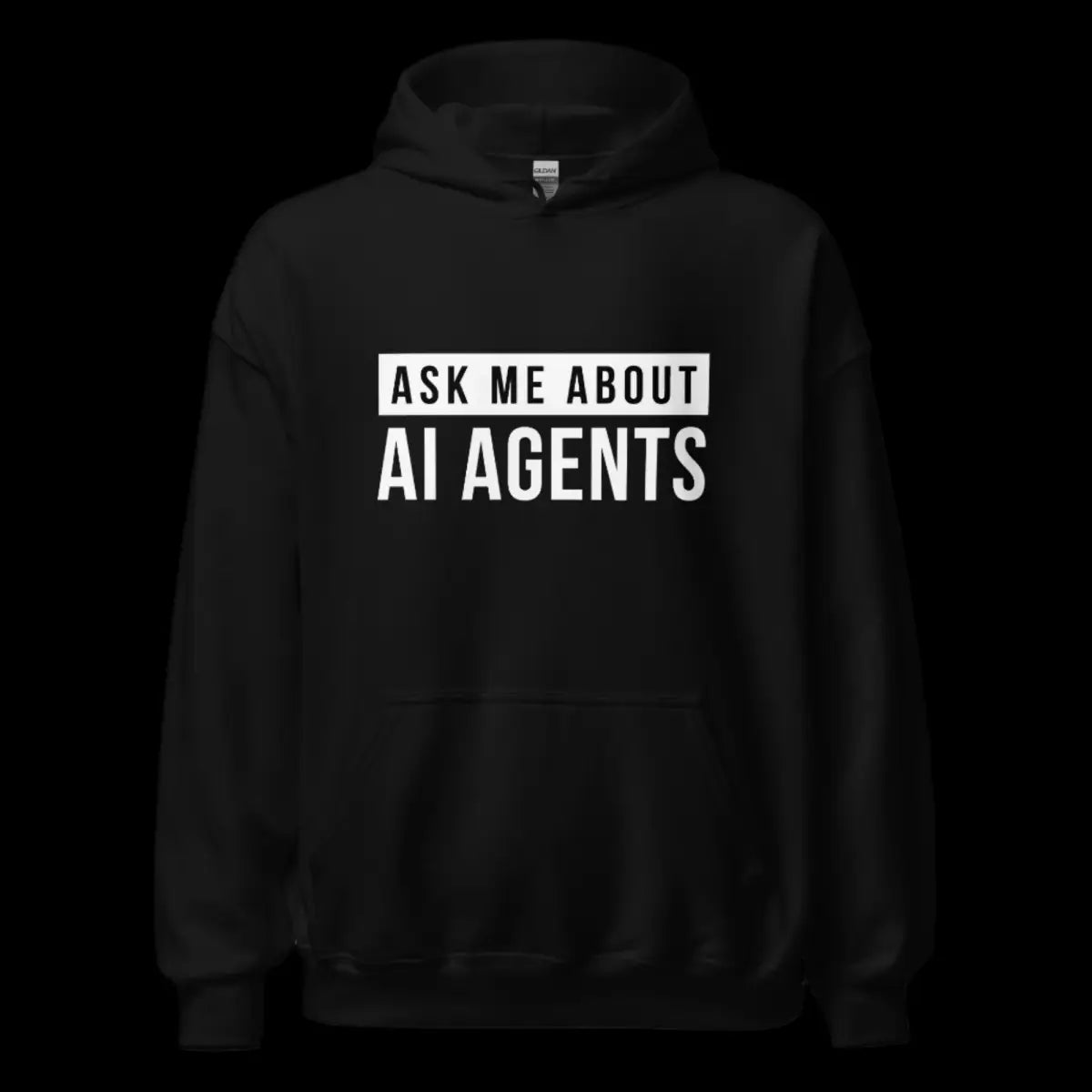 Ask Me About AI Agents Hoodie (unisex)