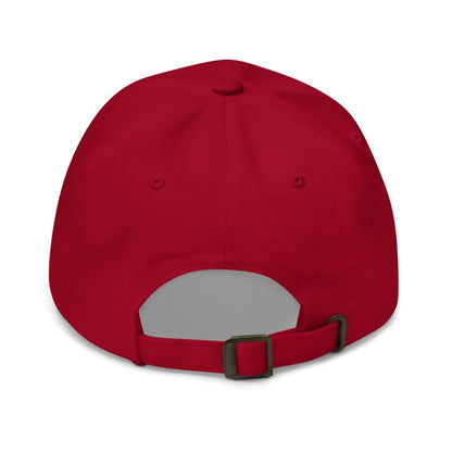 Ask Me About Artificial Intelligence Embroidered Cap - Cranberry - AI Store