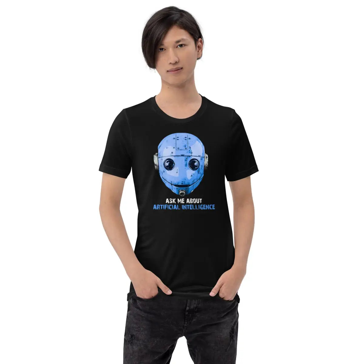 Ask Me About Artificial Intelligence T-Shirt 2 (unisex)