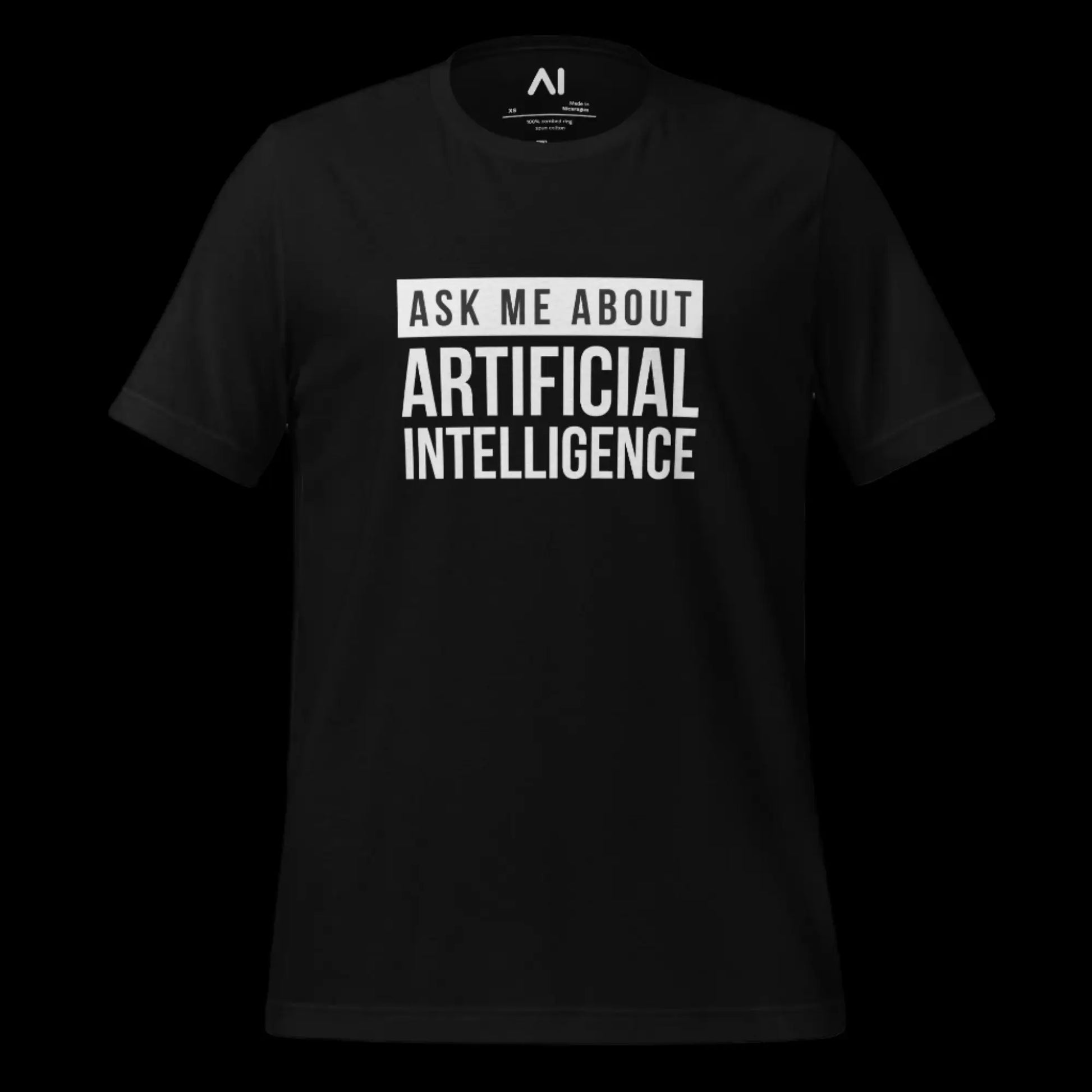 Ask Me About Artificial Intelligence T-Shirt (unisex)