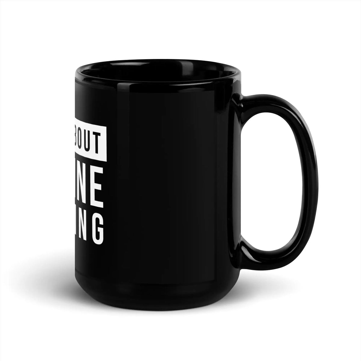 Ask Me About Machine Learning Black Glossy Mug