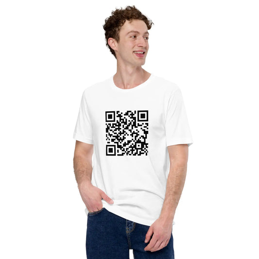 The Attention is All you Need Arxiv Qr Code T-shirt (unisex).