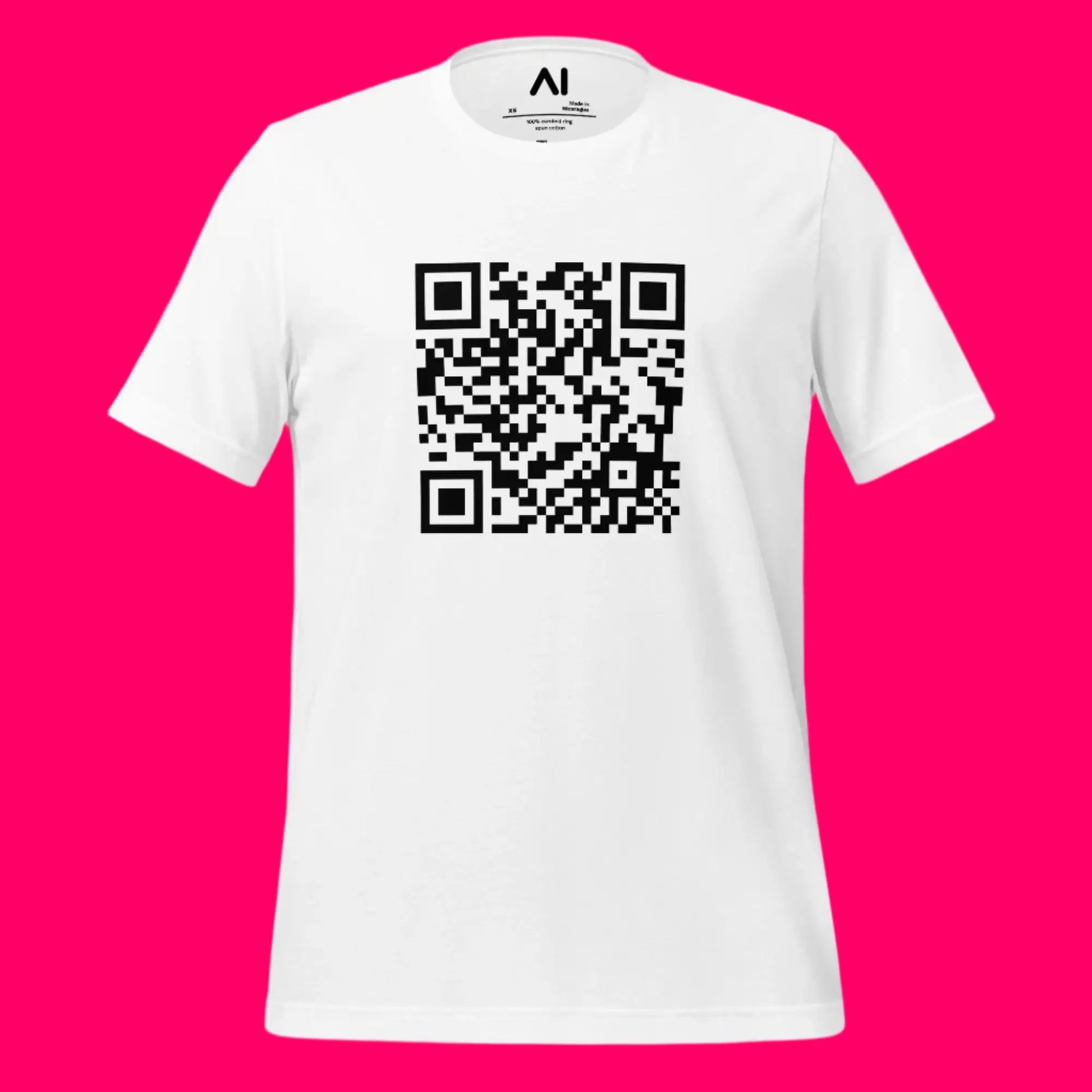 Attention is All You Need arXiv QR Code T-Shirt (unisex)