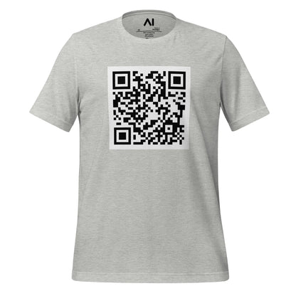 Attention is All You Need arXiv QR Code T-Shirt (unisex) - Athletic Heather / M