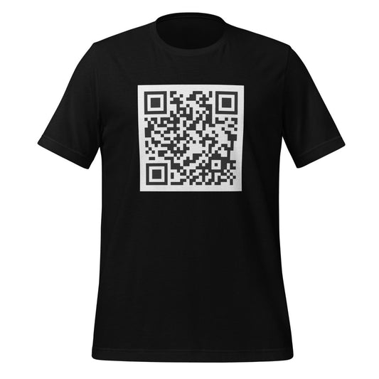 Attention is All You Need arXiv QR Code T - Shirt (unisex) - Black - AI Store