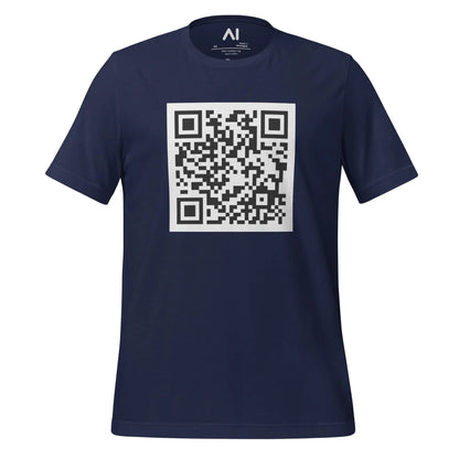 Attention is All You Need arXiv QR Code T-Shirt (unisex) - Navy / M