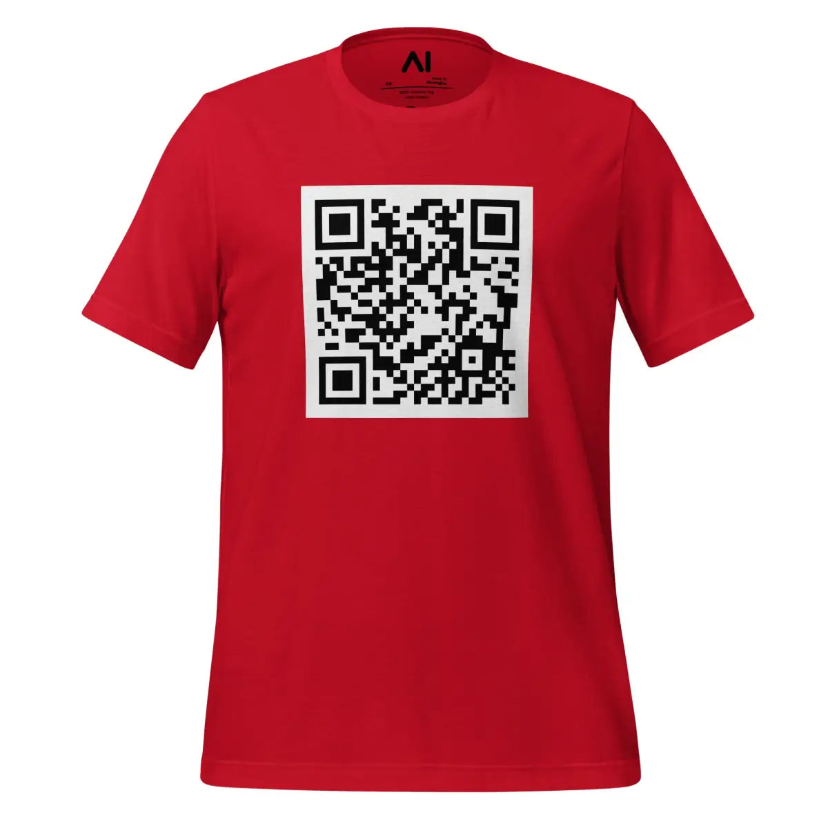 Attention is All You Need arXiv QR Code T-Shirt (unisex) - Red / M