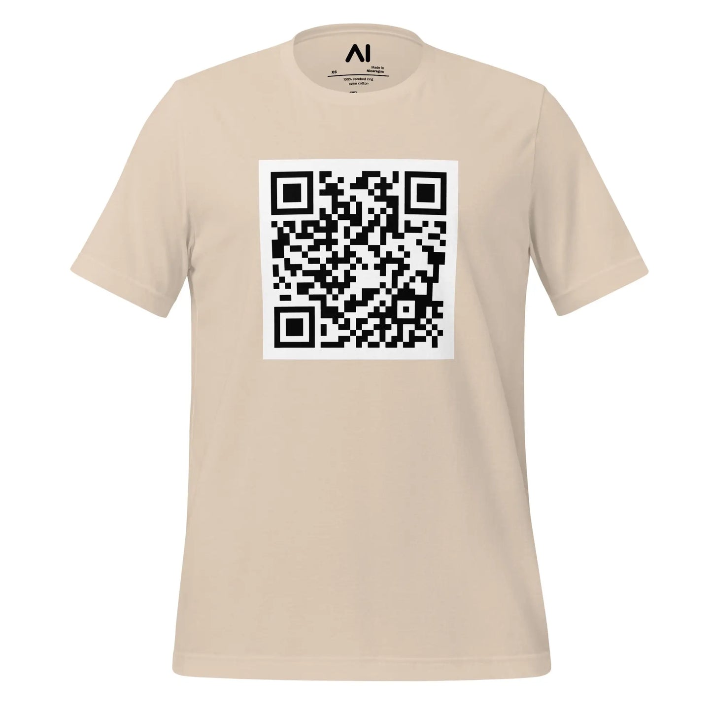 Attention is All You Need arXiv QR Code T-Shirt (unisex) - Soft Cream / M