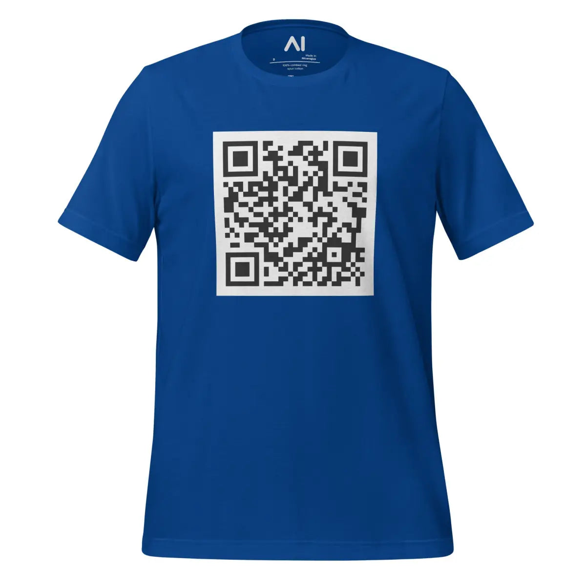 Attention is All You Need arXiv QR Code T-Shirt (unisex) - True Royal / M