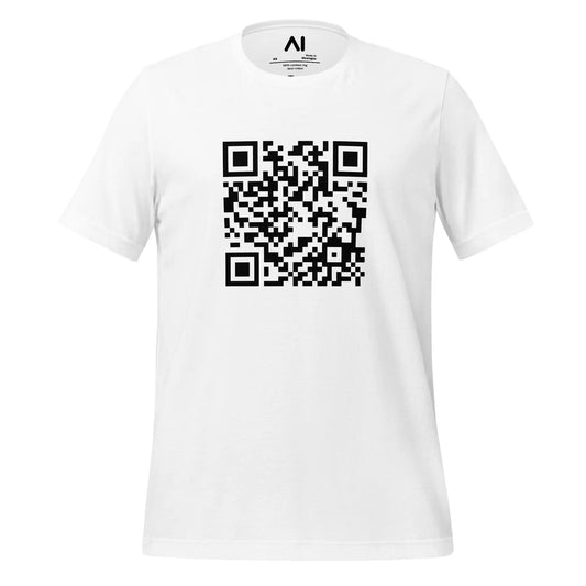 Attention is All You Need arXiv QR Code T-Shirt (unisex) - White / M