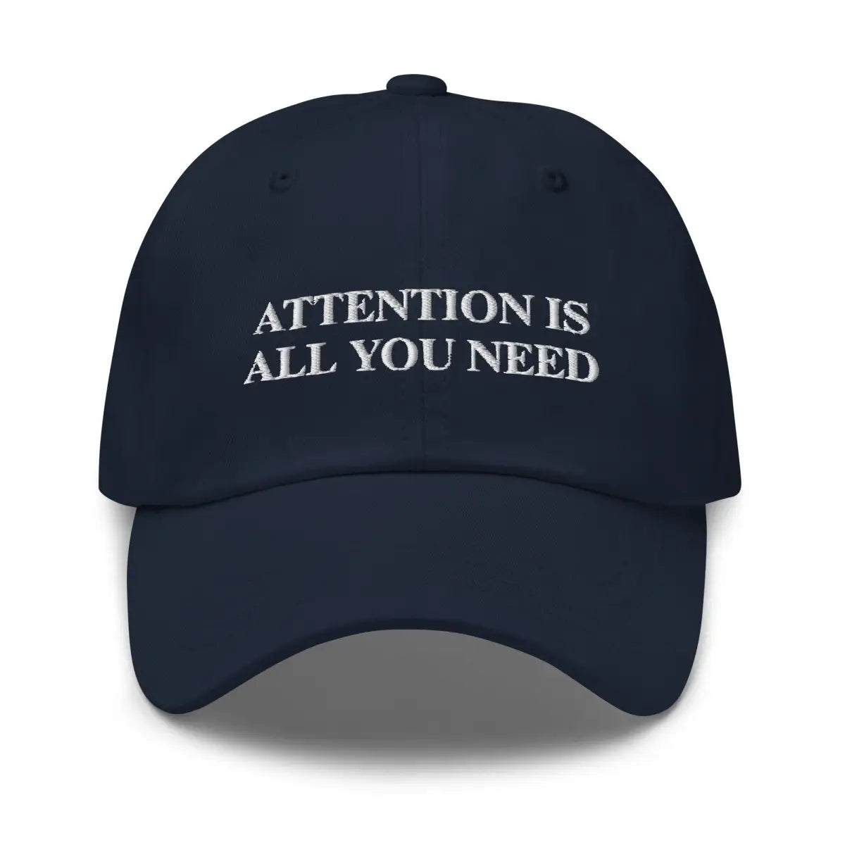 ATTENTION IS ALL YOU NEED Cap - Navy