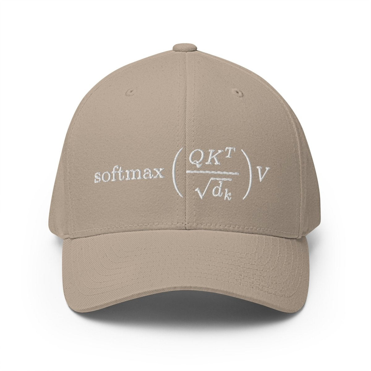 Attention is All You Need Closed - Back Baseball Cap - Khaki - AI Store