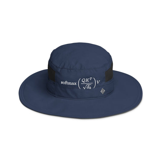 Attention is All You Need Embroidered Columbia Booney Hat - Collegiate Navy - AI Store