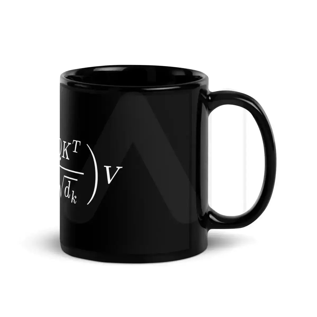 Attention is All You Need Formula Black Glossy Mug