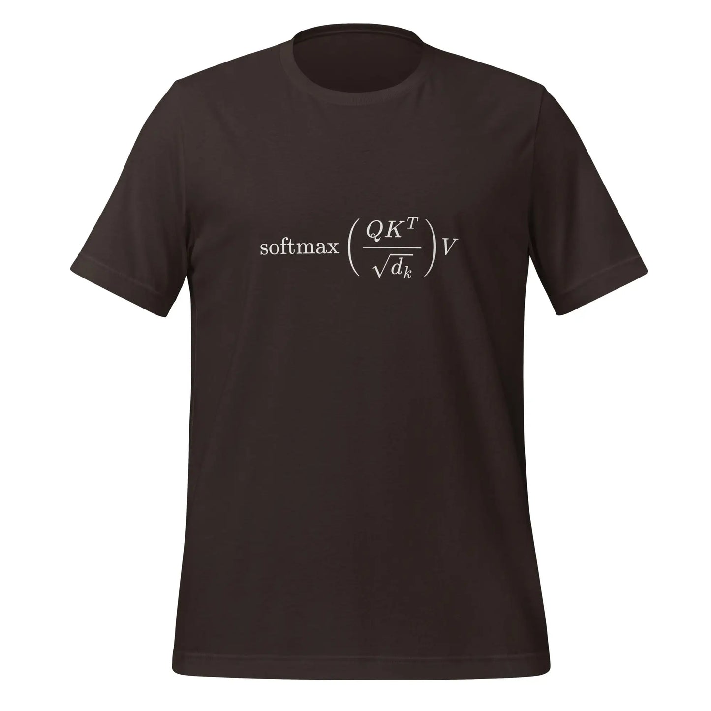 Attention is All You Need Formula T-Shirt (unisex) - Brown / M