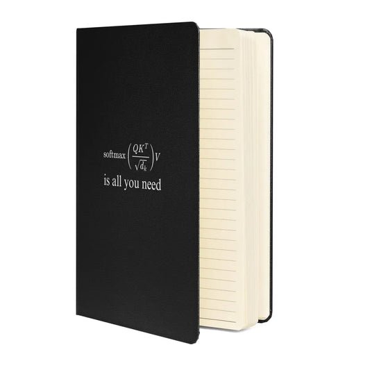 The Attention is All you Need Hardcover Bound Notebook.