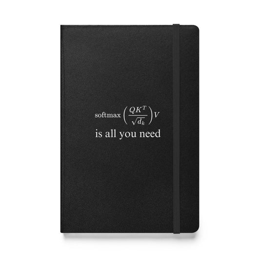 Attention All Need Hardcover Bound Notebook - Black - 2024 AI Discount Code