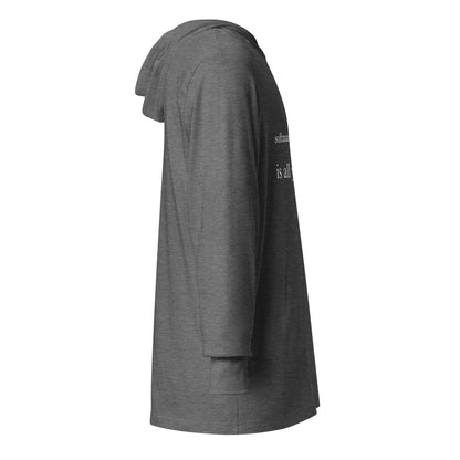 Attention is All You Need Hooded Long Sleeve T-Shirt - Grey Triblend - AI Store