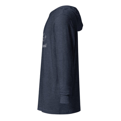 Attention is All You Need Hooded Long Sleeve T-Shirt - Heather Navy - AI Store