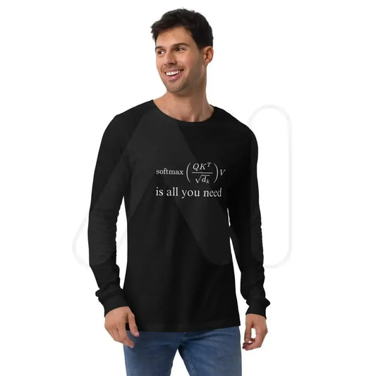 Attention is All You Need Long Sleeve T-Shirt (unisex)