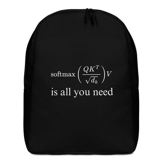 Attention is All You Need Minimalist Backpack - AI Store