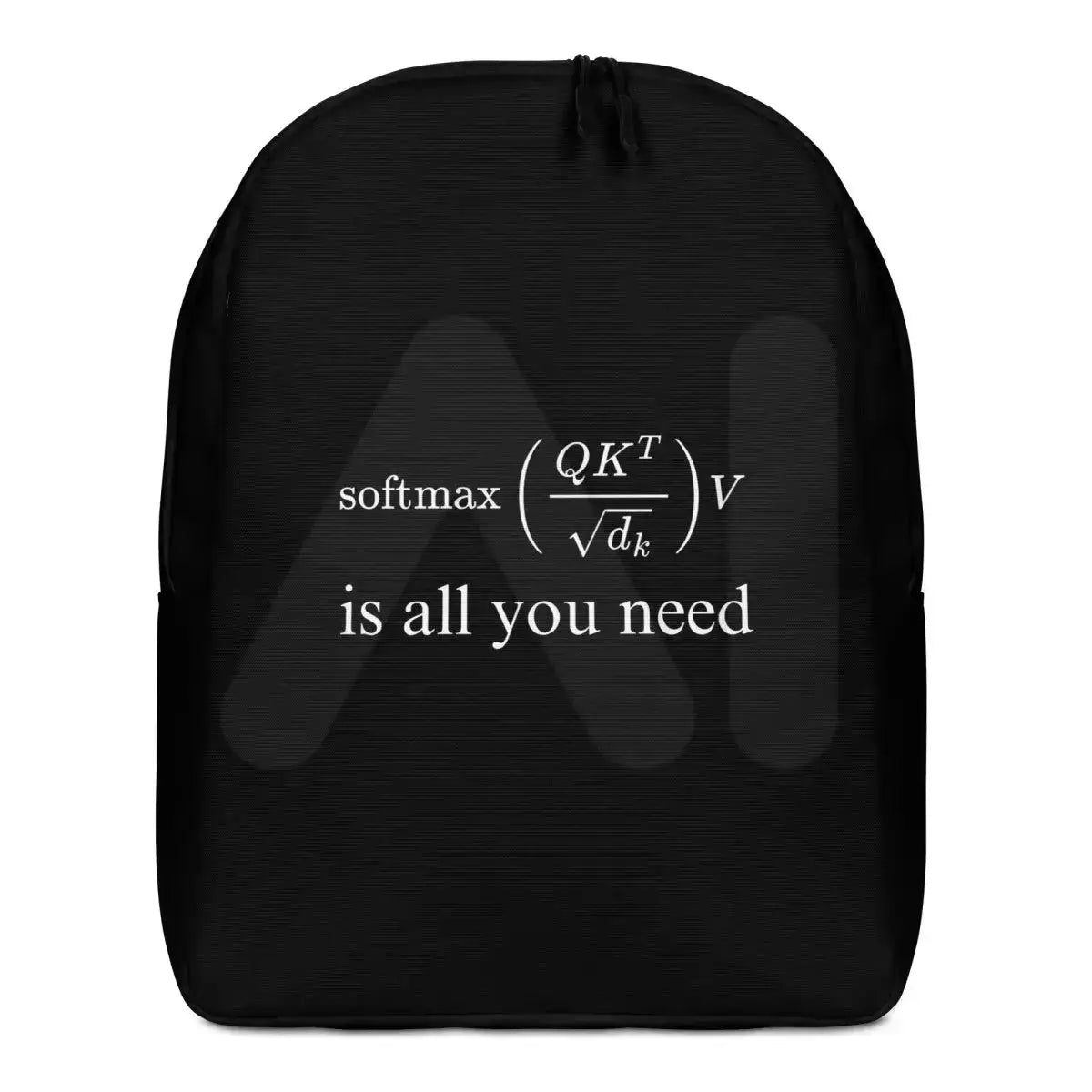 The Attention is All you Need Minimalist Backpack.