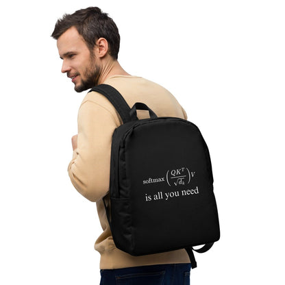 Attention is All You Need Minimalist Backpack - AI Store