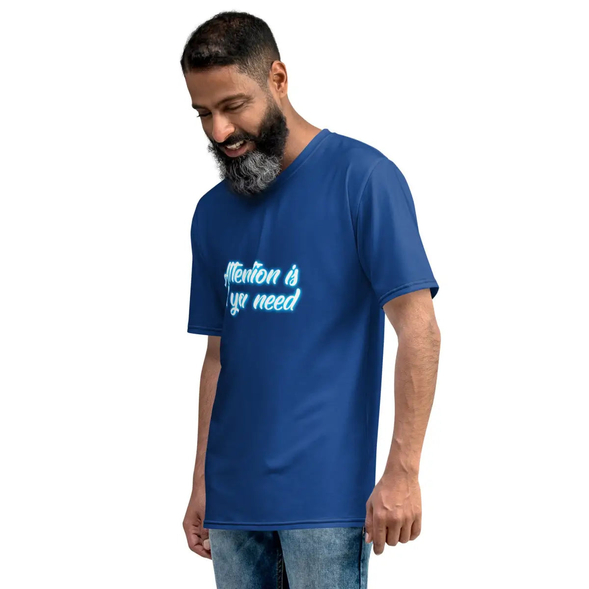 Attention is all you need Neon T-Shirt (men)