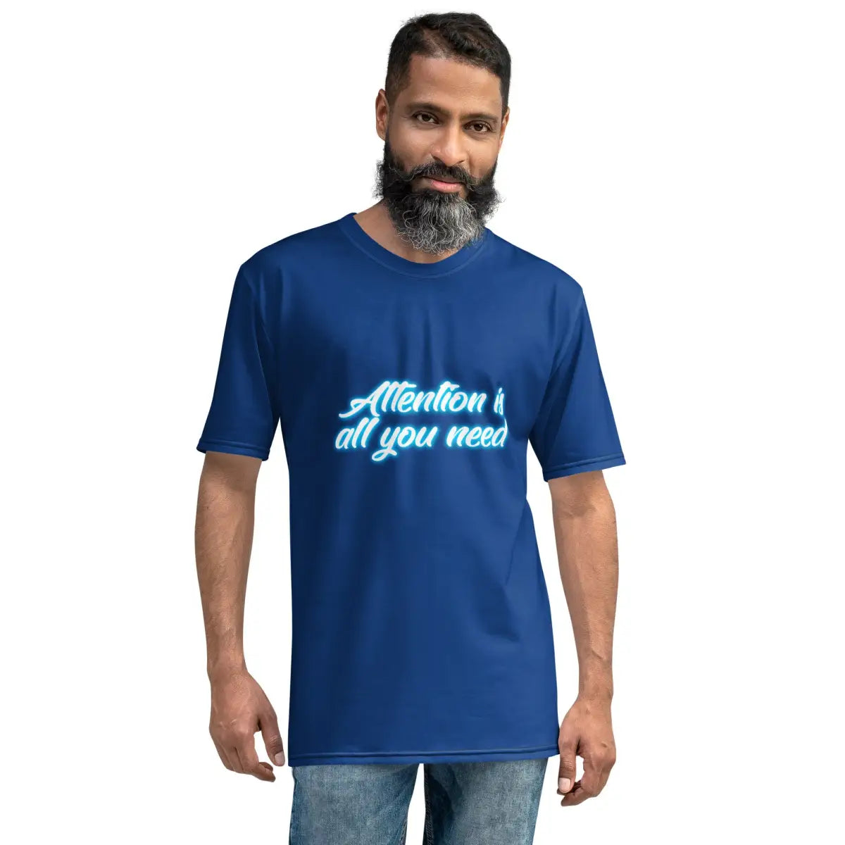 Attention is all you need Neon T-Shirt (men)