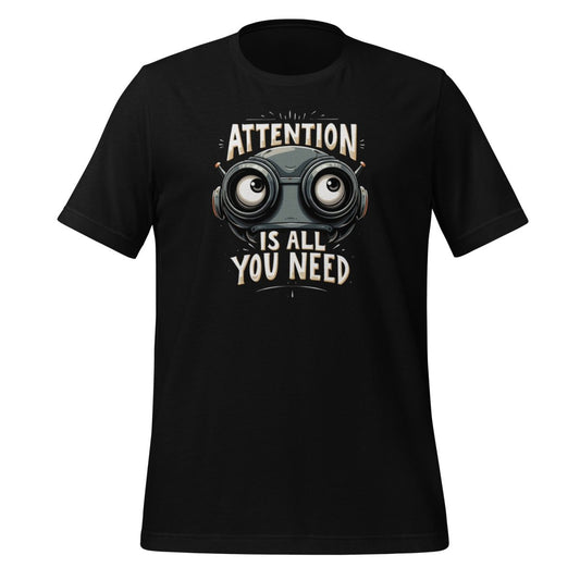 Attention is All You Need Robot T-Shirt 1 (unisex) - XS - AI Store