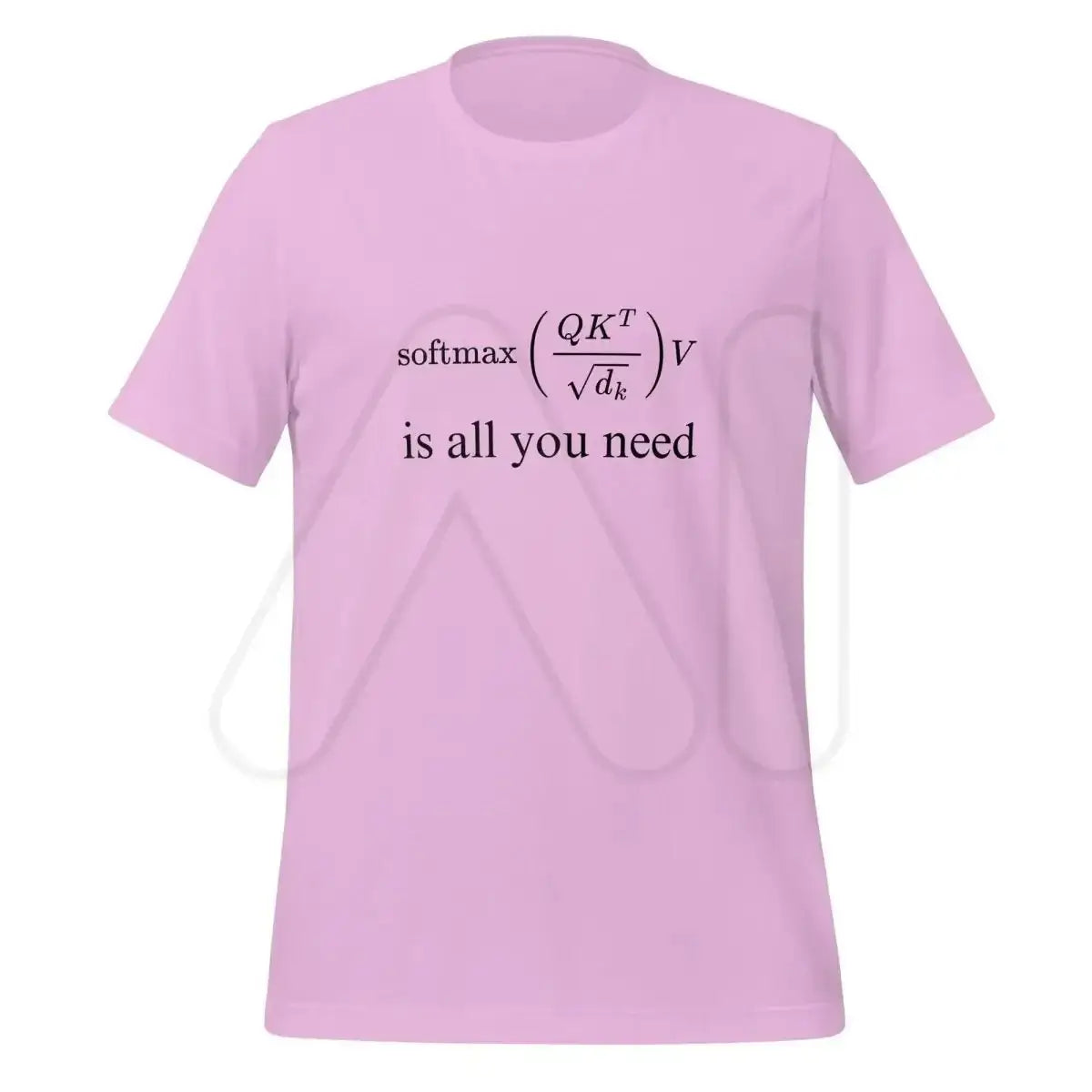 The Attention is All you Need T-shirt 2 (unisex) Lilac / m.