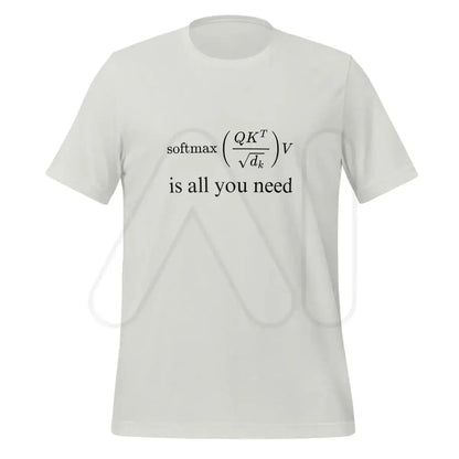 Attention is All You Need T-Shirt 2 (unisex) - Silver / M